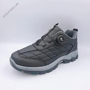 논슬립 가죽 남성털운동화 방한화  smm23072 블랙