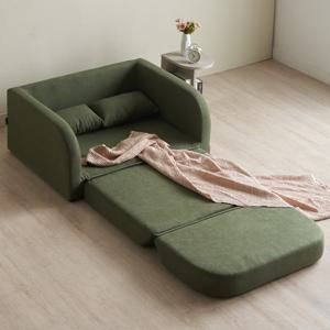 주드 2인용 3단접이식 소파베드 패브릭 손님맞이 간편 경량 공간활용 색감포인트 아기방 반려동물 생활방수 탈착쿠션 쇼파침대