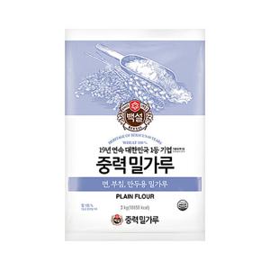 [백설] 밀가루 중력 3kg
