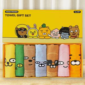 카카오프렌즈 30수 180g 뱀부타올 세트 답례품 7P