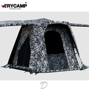 트라이캠프 낚시텐트 FO-2015MW MP 무결로 위장밀리터리텐트+프론트월+하프플라이+이지시트+지주폴2줄