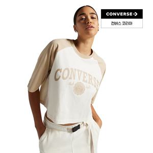 [컨버스공식] 레트로 크롭트 티셔츠 컨버스 에그렛 10026050-A02