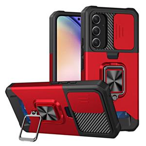 갤럭시 S24 범퍼 하드 카드 케이스 마그네틱 스마트링 캠쉴드