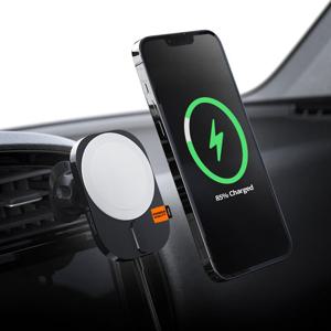 슈피겐 MFM인증 15W 맥세이프 차량용 고속무선충전거치대 ITM12W