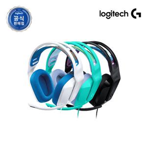 로지텍코리아 G335 유선 게이밍 헤드셋 초경량 240g