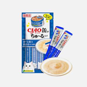 이나바 챠오 캔 츄르 가다랑어&가다랑어포 56g (SC-353) 고양이 간식