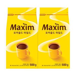 [맥심]맥심 모카골드 리필용 500g 2개