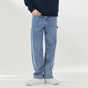 남성 카펜더 와이드 데님 팬츠-DARK2316B0D