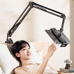 자바라 핸드폰 태블릿 거치대 책상 침대 고정형