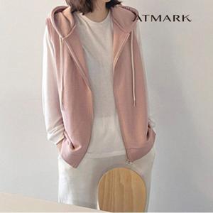 ATMARK (77까지)캐주얼후디집업베스트_AA41VT005G