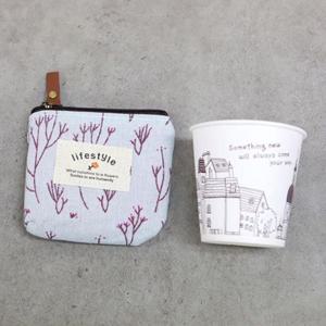 파우치 동전지갑 블루꽃 미니지갑 동전케이스