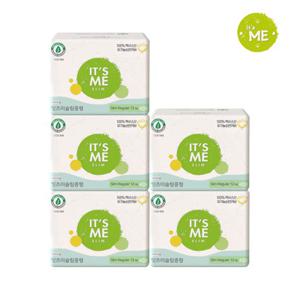 [잇츠미]잇츠미 뉴슬림 순면 생리대 중형 12p x5팩(총 60p)