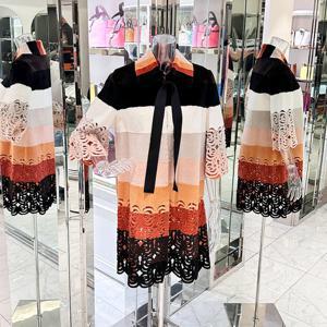 [엘러브] 펜디 17FW 램스킨 밍크 숏슬리브 롱코트 38 4ET0249