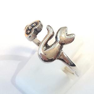 [블루케이] silver 실버925 반지240308-25고양이작품