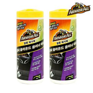[세차용품] 아머올 실내 올라운드 클리너 티슈 30매 x 2개 + 스틱방향제 1개 증정