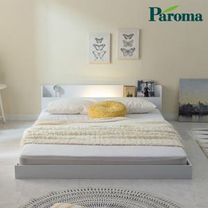 파로마 라인 르제인 LED 수납 저상형 침대 20T라텍스매트 Q