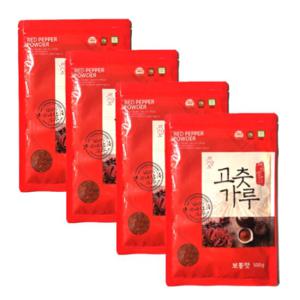 2025년 국산 예천 태양초 고춧가루 보통맛 500g 4봉