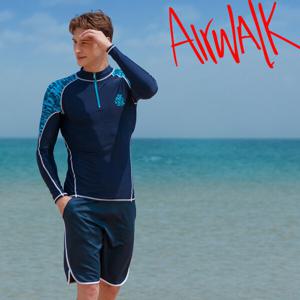 [에어워크]에어워크서프 남성래쉬가드세트 티셔츠+트렁크 YAWe50