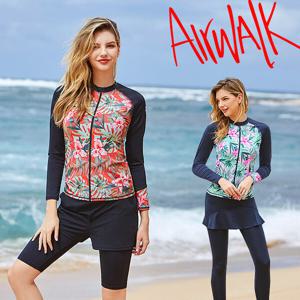 [에어워크]에어워크서프 여성래쉬가드 집업 YAWe5244/레쉬가드/