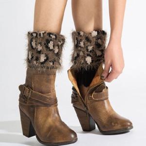 (헨리제이에스) 앙고라 호피 레그워머 방한 발토시