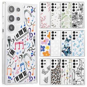 갤럭시A35 5G 프린팅 디자인 슬림 투명 소프트 젤리핸드폰케이스