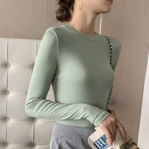 여성니트티 MA81123 8칼라 베이직 상의 니트티 니트 긴팔티 티셔