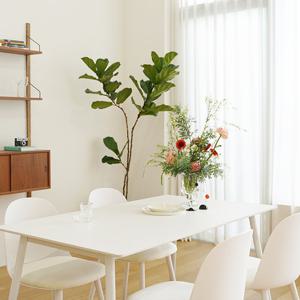 마루이 로제 세라믹 4인 식탁 1400식탁테이블 사각형 2colors