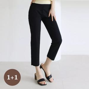 [바네사빈] [1and1]여름)쿨링스판 쫀쫀 8부 일자핏 슬랙스 팬츠 바지 v00697