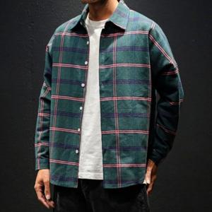 [모로엠] 커플룩 남성룩 셔츠 체크남방 긴팔 DMS-SHA-Q1959827