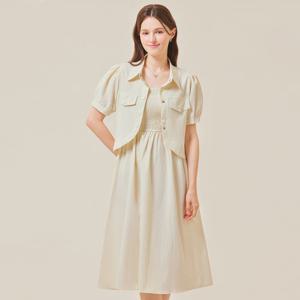 [포커스]볼레로자켓+스모크탑원피스SET PBBF4M1JK1181