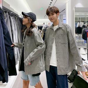 [모로엠] 남성 커플셔츠 잔체크남방 베이직 DMS-SHA-Q1959899