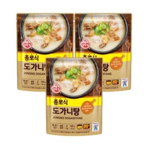 [오뚜기] 오뚜기 종로식 도가니탕 500g 3개