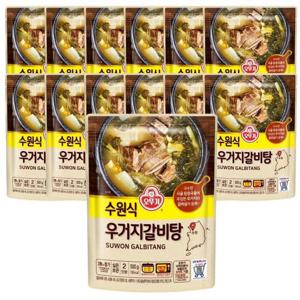 [오뚜기] 오뚜기 수원식 우거지갈비탕 500g 12개