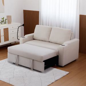 베스트리빙 홀더 2인용 확장형 패브릭 침대 겸 소파/소파베드