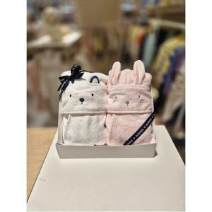 블루독베이비 10 24FW 도기뱀부목욕가운2종세트 (44W70AHD0102)