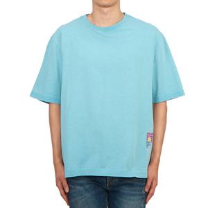 메종키츠네 선라이즈 태그 남성 반팔티셔츠 MM00124KJ0119 P435