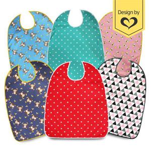 더해피 성인용 리본형 턱받이 위생/방수/실버/앞치마