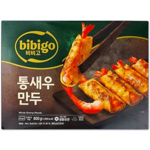코스트코 비비고 통새우 만두 800g(200g x 4트레이) 아이스박스