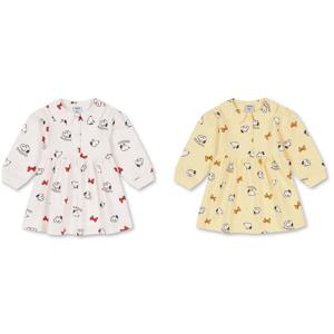 [탑텐키즈]여아) 유아 피너츠 테리 원피스 MKE3OO2301