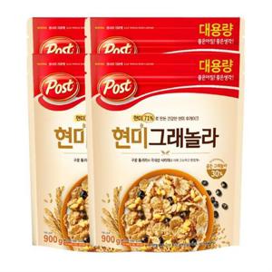 동서식품 포스트 현미 그래놀라 900g 4개