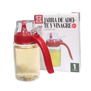 시노글라스 오일병 기름병 양념통 소스병 레드 250ML