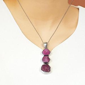 [블루케이] 토르말린토르마린 원석목걸이240811-16