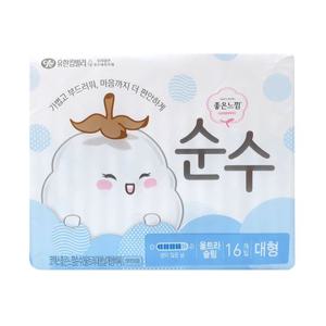 좋은느낌 순수 울트라슬림 날개 대형 16P x 4개