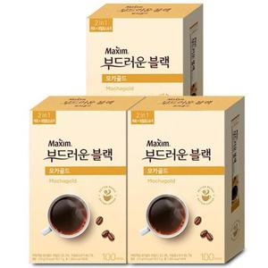 맥심 부드러운 블랙커피 모카골드 100T x 3개