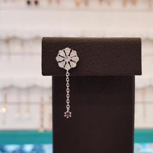 볼라레 세이브존01 물방울 꽃 큐빅 드롭 피어싱 spe581