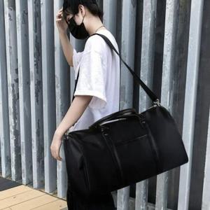 [라일리] Rly 쿨샵 무지패턴 블랙 보스턴가방 여행가방 망치가방