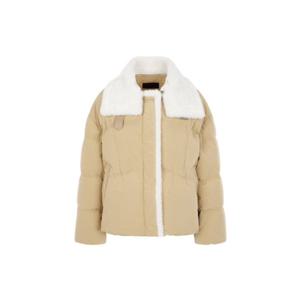 보브 퍼 트리밍 구스다운 패딩 자켓 (7113417203) VOV