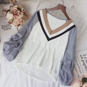 여자 긴팔티 가을옷 하객룩 가을코디 슬림핏 티셔츠