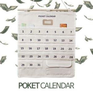 용돈달력 생활비달력 머니캘린더 가계부달력 준비물달