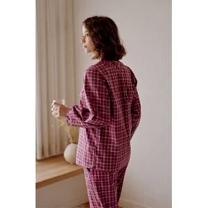 [비너스]24년가을신상잠옷 체크기모잠옷 비너스잠옷셋트 체크홈웨어셋트 VEVP3863M